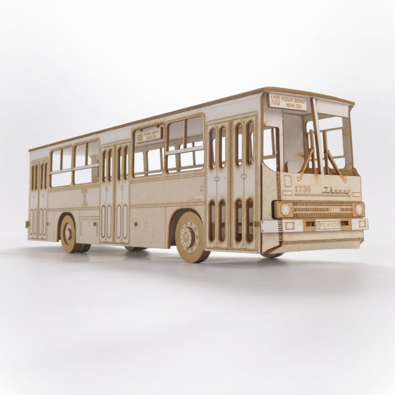 Autobus Ikarus 260 - skala 1:43 - model wycięty laserowo