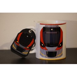 Brelok z haftowanym pociągiem Impuls