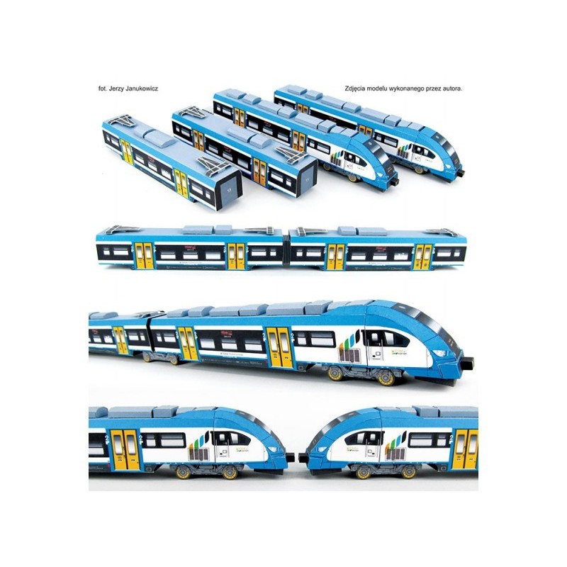Model kartonowy Pociąg Elf II Koleje Śląskie