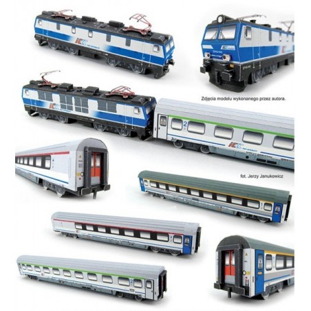 Model kartonowy EP09-045 pociąg Intercity "MATEJKO"