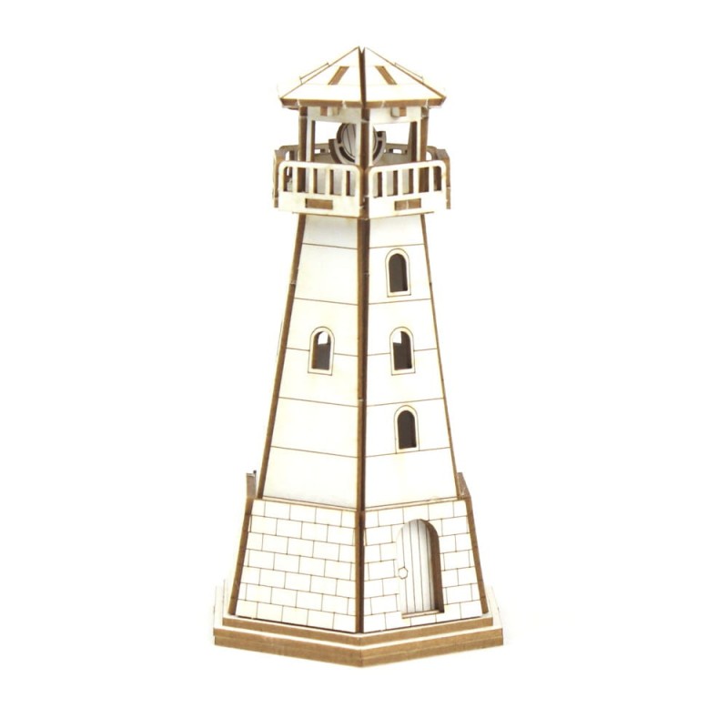 Latarnia morska - mini model wycięty laserowo