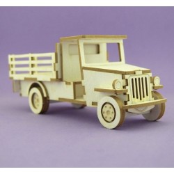 Ciężarówka - mini model wycięty laserowo