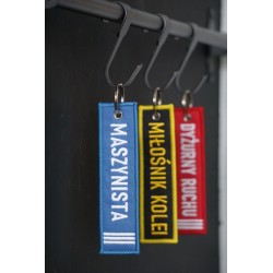 Brelok haftowany KONDUKTORKA