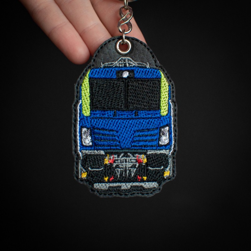 Brelok haftowany z lokomotywą VECTRON PKP Cargo