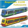 Model kartonowy RegioVan 212M Podkarpackie - dwa modele!