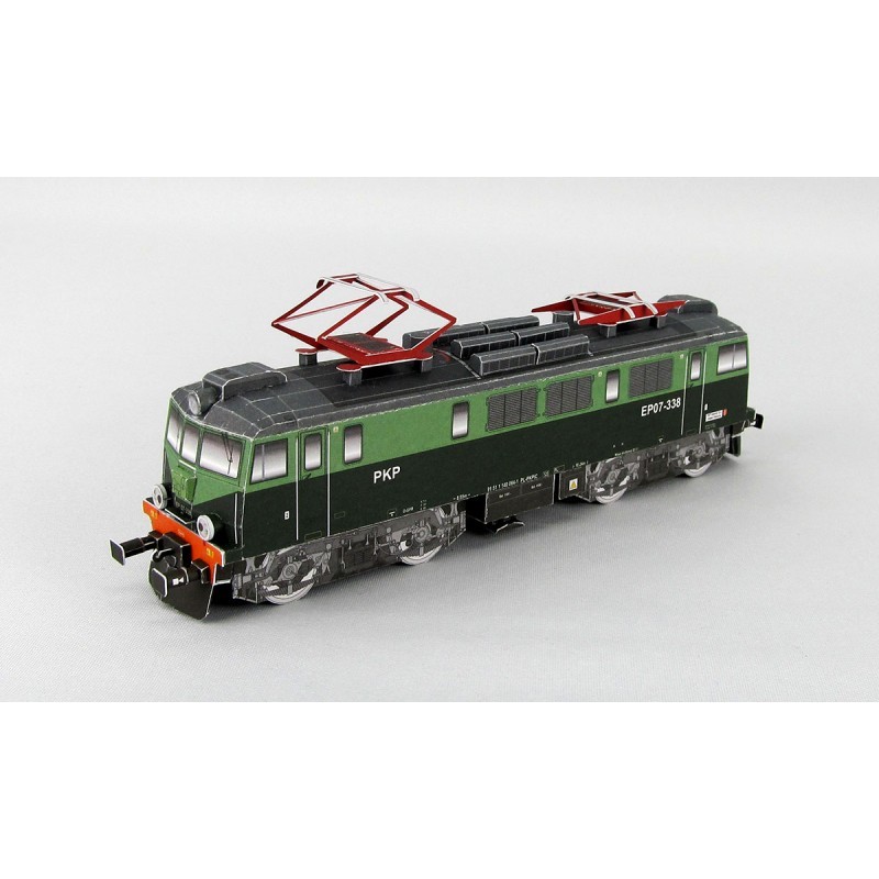 Model kartonowy EP07-338 Lokomotywa elektryczna PKP Intercity