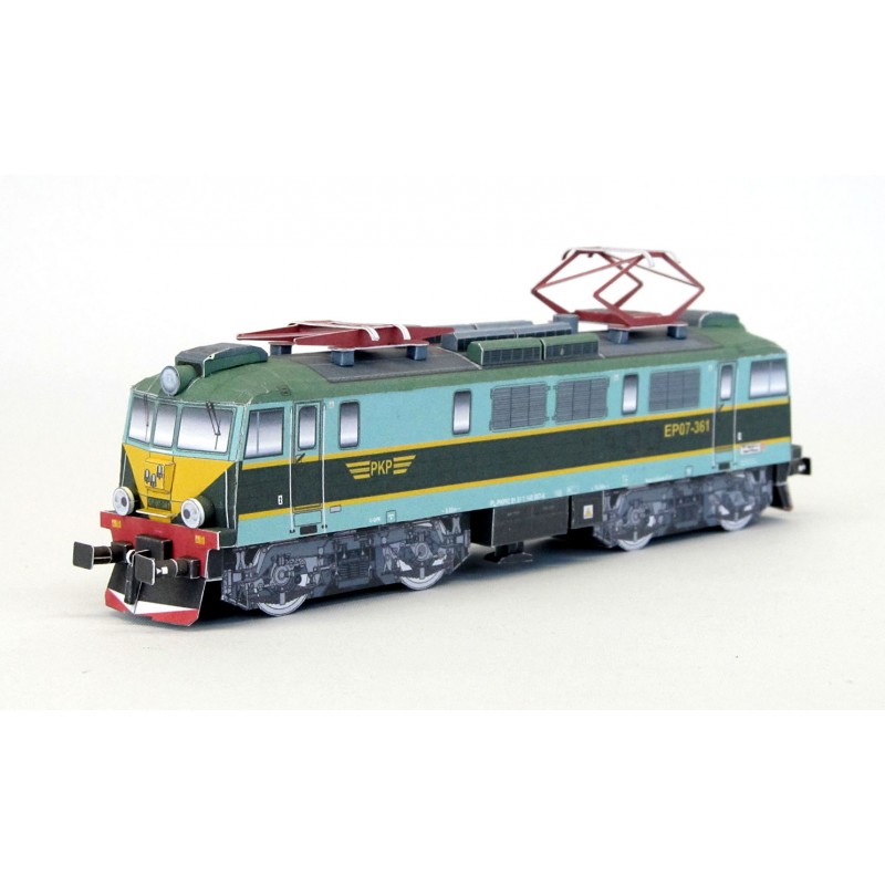 Model kartonowy EP07-361 Lokomotywa elektryczna PKP Intercity