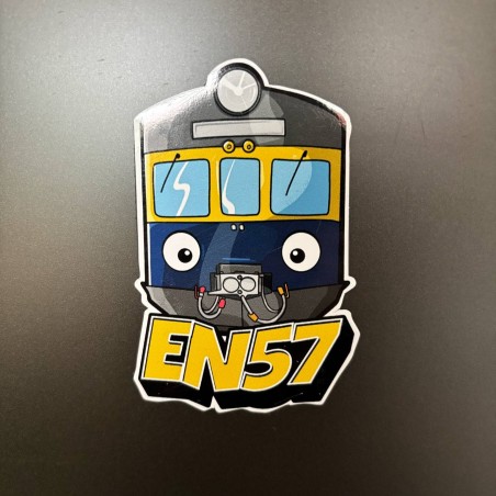 Magnes z pociągiem EN57