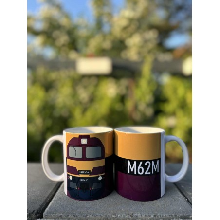 Kubek z lokomotywą M62M