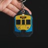 Brelok z haftowanym pociągiem EN57 Pomorskie