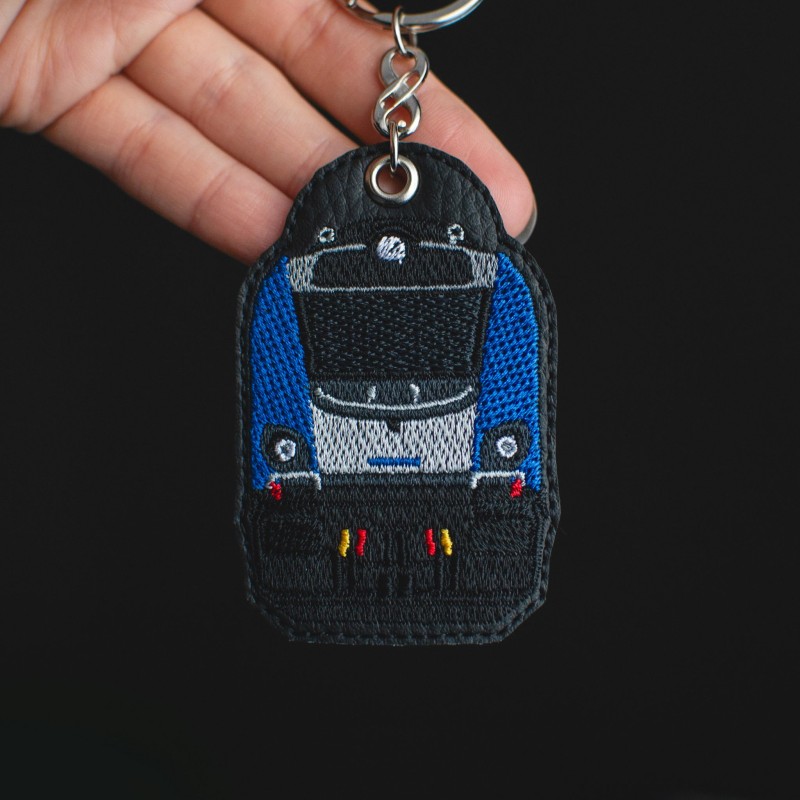 Brelok haftowany z lokomotywą EU160 Griffin