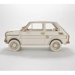 Fiat 126p MALUCH - skala 1:12 - model wycięty laserowo