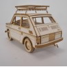 Fiat 126p MALUCH + bagażnik dachowy- skala 1:32 - model wycięty laserowo