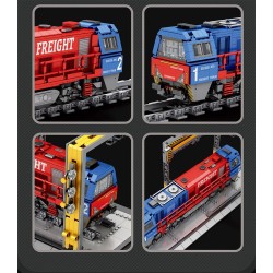 Klocki lokomotywa spalinowa Vossloh Lokomotywa Vossloh G2000 1980 elementów