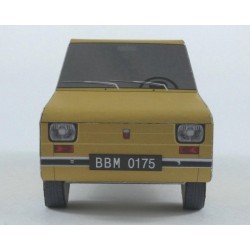 Model kartonowy Fiat 126p Maluch