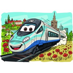 Puzzle z pociągiem PENDOLINO