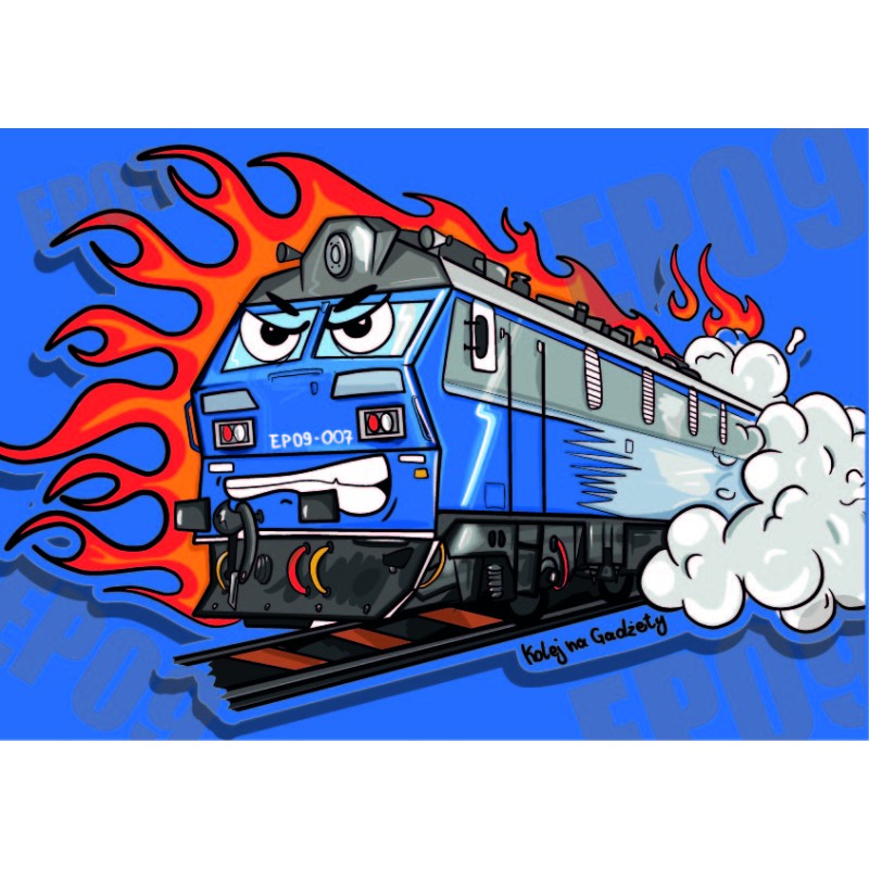 Puzzle z lokomotywą EP09