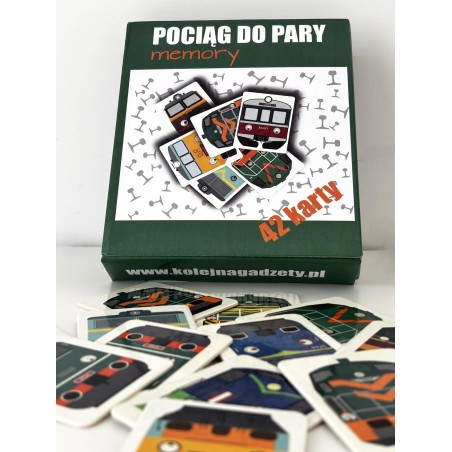 Gra memory - POCIĄG DO PARY