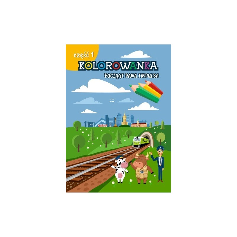 Kolorowanka kolejowa cz.1: pociągi Pana Impulsa
