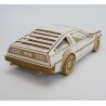 Delorean DMC-12 - Skala 1:24 - model wycięty laserowo