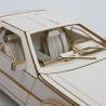 Delorean DMC-12 - Skala 1:24 - model wycięty laserowo