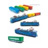 Model kartonowy ET22 011 Pociąg towarowy PKP CARGO