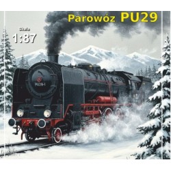 Model kartonowy Parowóz Pu29