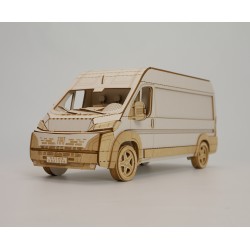 FIAT DUCATO - L3H2 - Skala 1:24 - model wycięty laserowo