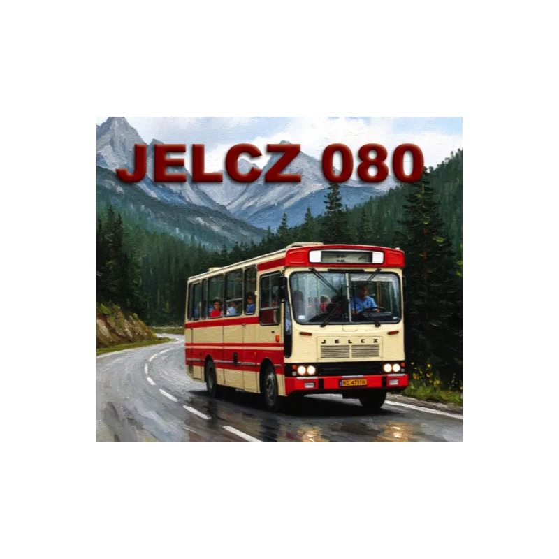 Model kartonowy autobus Autobus Jelcz 080