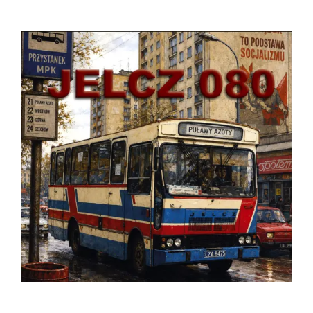 Model kartonowy autobus Autobus Jelcz 080 MPK