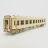Wagon Osobowy HCP-112A - skala 1:64 - model wycięty laserowo