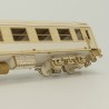Wagon Osobowy HCP-112A - skala 1:64 - model wycięty laserowo