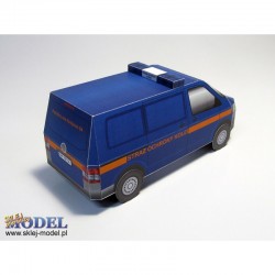 Model kartonowy Bus Straż Ochrony Kolei