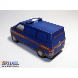 Model kartonowy Bus Straż Ochrony Kolei