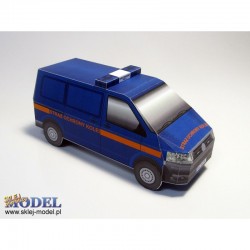 Model kartonowy Bus Straż Ochrony Kolei