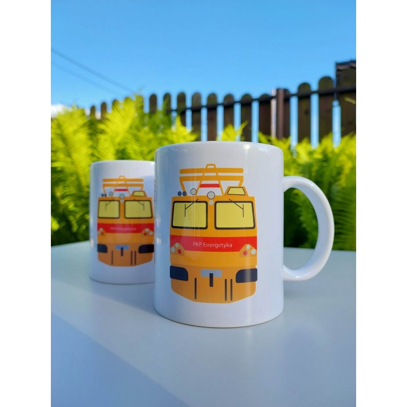 Kubek PKP Energetyka - pociąg sieciowy