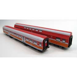 Model kartonowy Pociąg "Tur" SU42-534 + wagony Bdhpumn i Bonanza