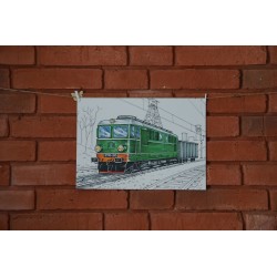 Plakat - lokomotywa ST43