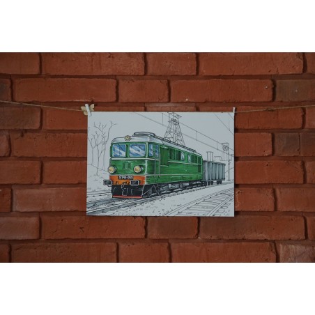 Plakat - lokomotywa ST43