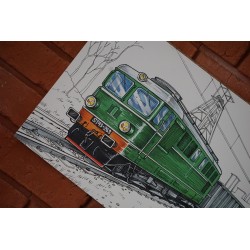 Plakat - lokomotywa ST43