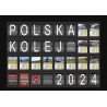 Kalendarz 2024 POLSKA KOLEJ - Stalowe Szlaki
