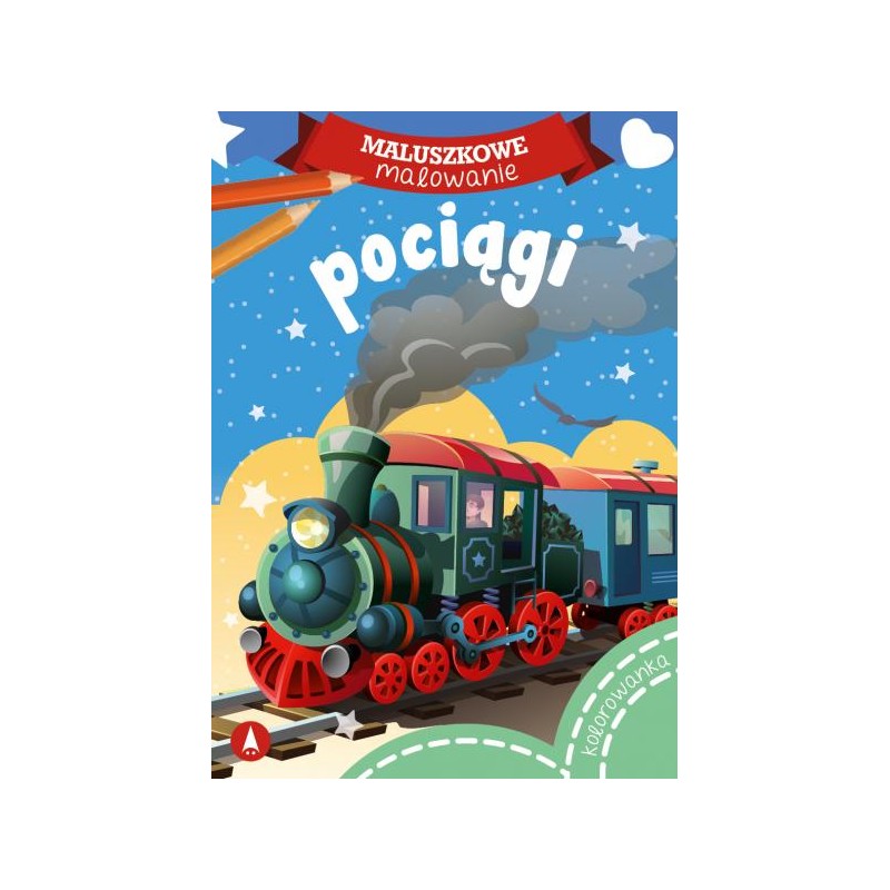 Kolejowa kolorowanka POCIĄGI